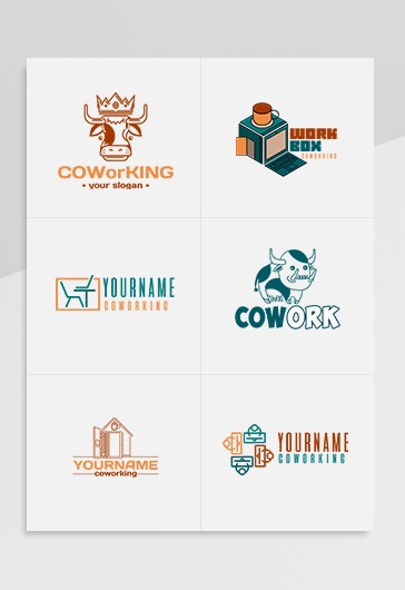 Coworking Free Psd Eps Ai Logo Template Set 10032794 By Coworking Free Psd Eps Ai Logo Template Set 10032794 By