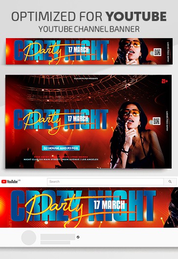 Crazy Night Party Youtube - Youtube Templates