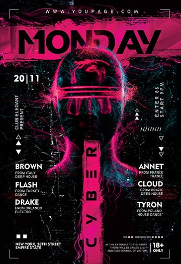 Cyber Monday Poster - Events Poster