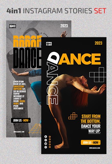 舞蹈课程故事 - Instagram模板