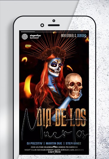 Dia De Los Muertos - Instagram Templates