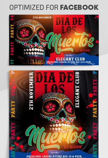 Dia de los Muertos Facebook