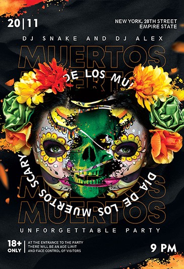 Dia de Los Muertos Flyer