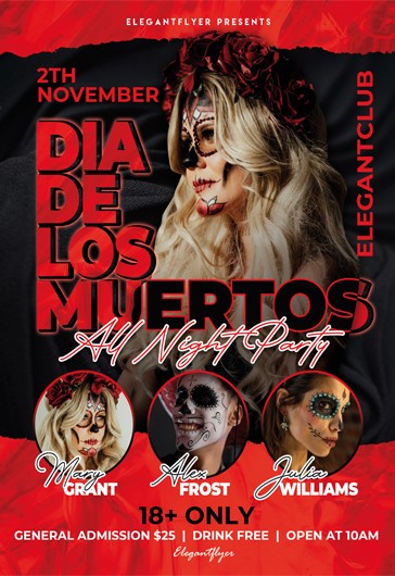 Dia de Los Muertos Flyer