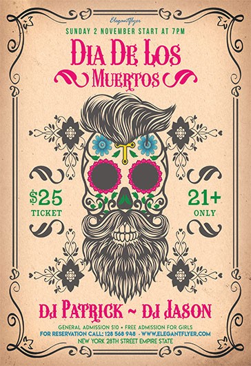 Dia De Los Muertos V02 Flyer