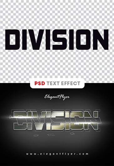 Division Text Effect