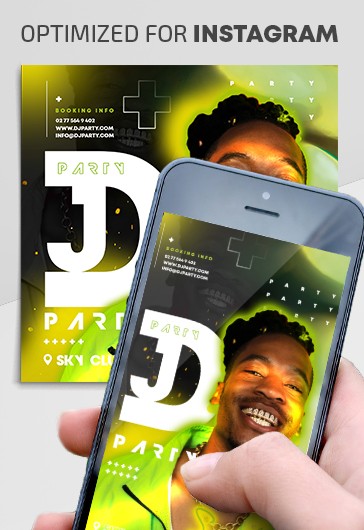 DJ Party Instagram - Instagram Templates