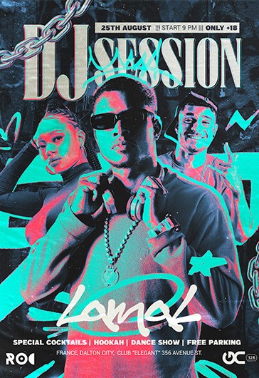 DJ Session Flyer