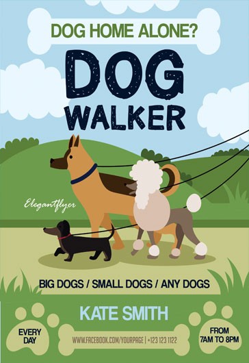 Hundespaziergänger - Haustiere & Tiere