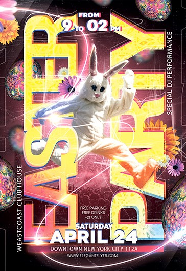 Easter Party Flyer