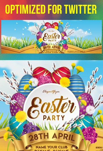 Osterparty auf Twitter.