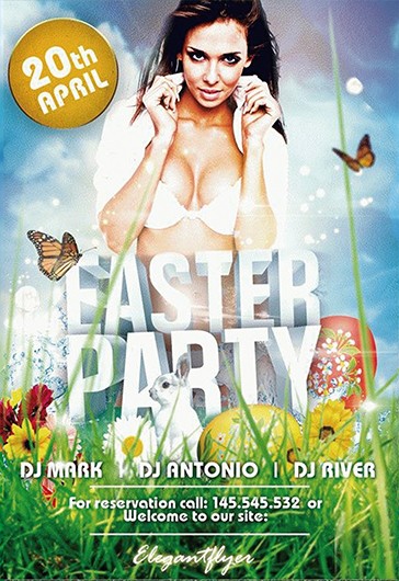 Easter Party Flyer