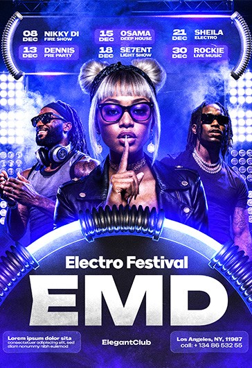 EDM | Electro Festival Flyer