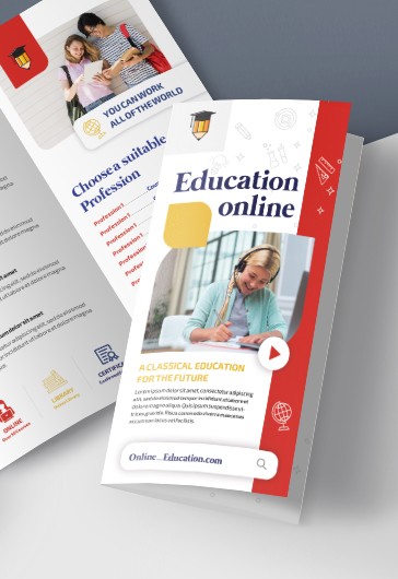 Edukacyjna broszura trójskładnikowa - Edukacja