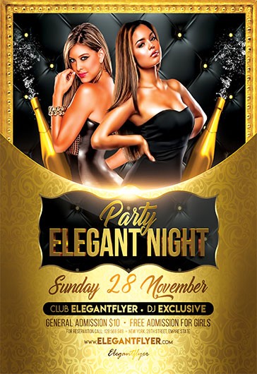 Elegancka nocna impreza