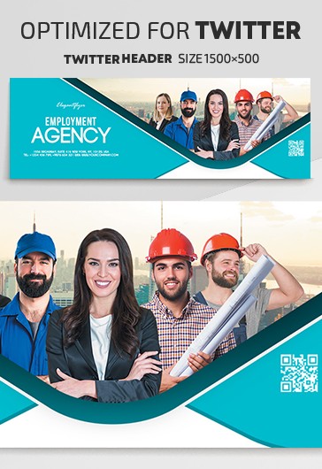 Employment Agency - Twitter Templates