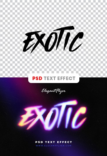 Exotic Text Effect