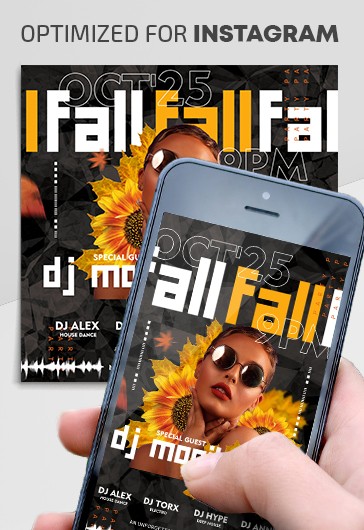 Fall Party Instagram - Instagram Templates
