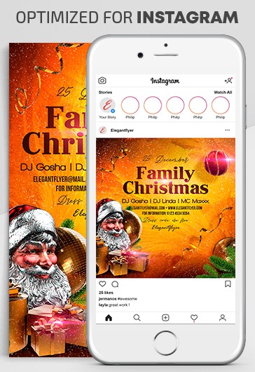 Natale in famiglia su Instagram - Modelli Instagram