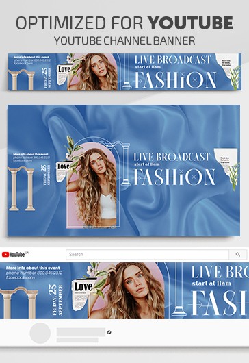 Fashion Event Youtube - Youtube Templates