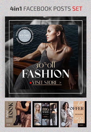 Negozio di moda: Pubblicazione su Facebook