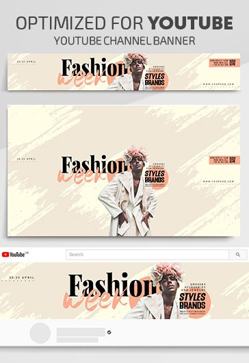 Fashion Week Youtube - Youtube Templates