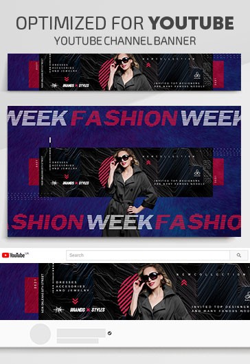 Semana de la Moda en Youtube - Plantillas de Youtube