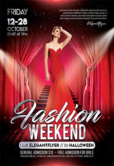 Fashion Weekend Flyer - Modern Fashion