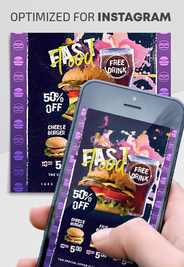 Fast Food Menu Instagram