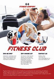 Fitness club Flyer