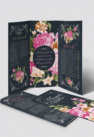 Floricultura - Tri-Fold - Tríptico