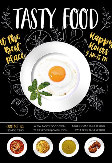 Folleto de alimentos