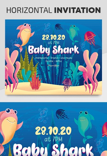 Baby-Hai Einladung