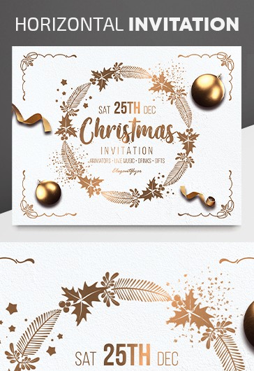 1000+ Christmas Invitation PSD Templates Available for Free