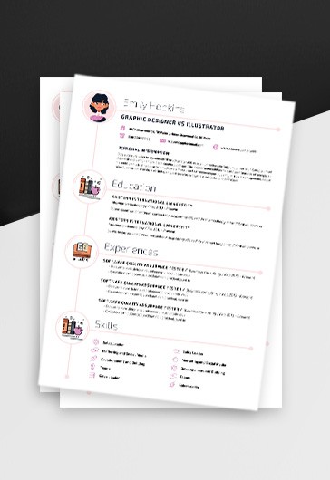 CV et Lettre de motivation - Minimaliste