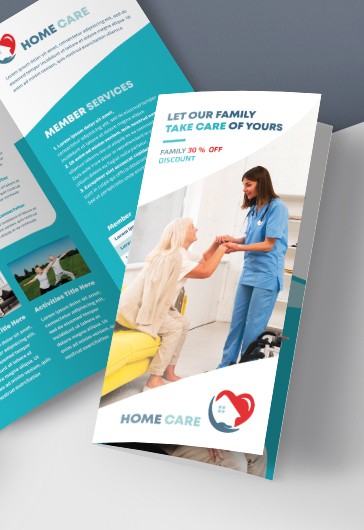 Brochura de Cuidados Domiciliares - Saúde