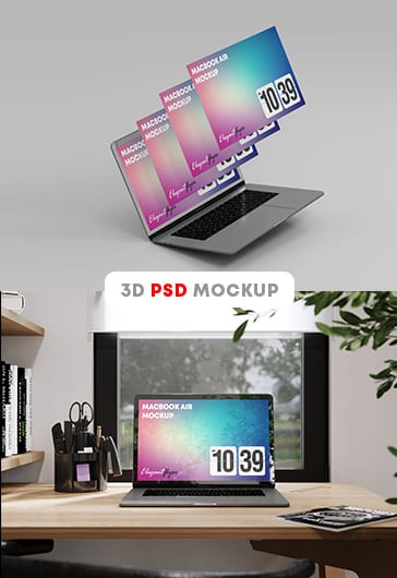 Macbook Air Mockup - Laptop
