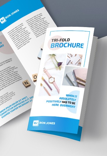 Free tri-fold brochure - Products