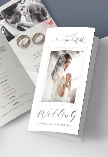 Wedding Tri-Fold Brochure - Wedding