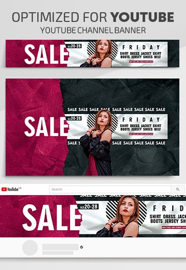 Friday Sale Youtube - Youtube Templates