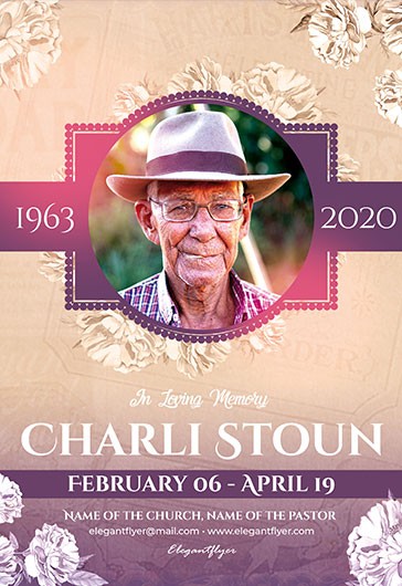 Funeral Flyer
