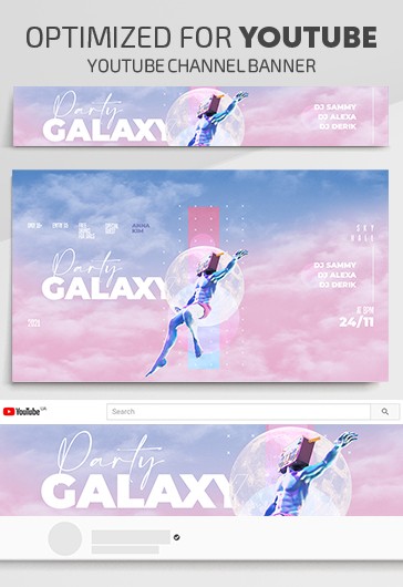 Galaxy Party Youtube - Modelli di Youtube