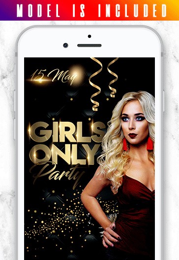 Girls Only Party Animated