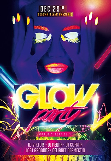 1000+ Free Glow Flyer Templates (psd) - By Elegantflyer