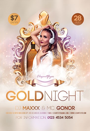Gold Night Flyer