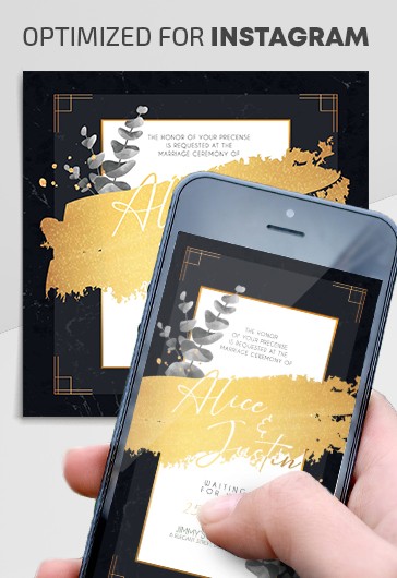 Boda de oro en Instagram.
