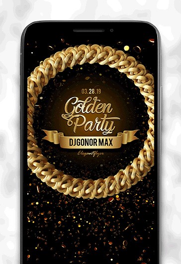 Golden Party - Instagram Templates