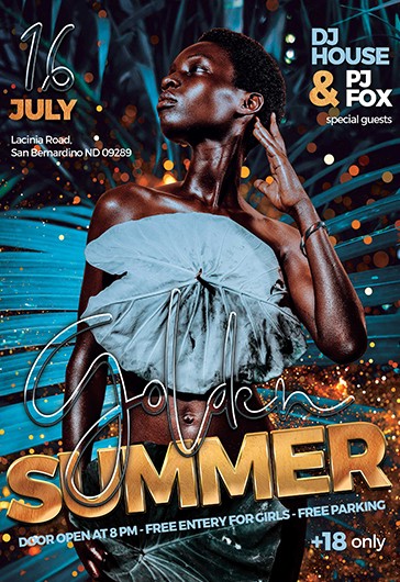 Golden Summer Flyer