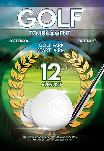 Free Golf Flyers | elegantflyer.com