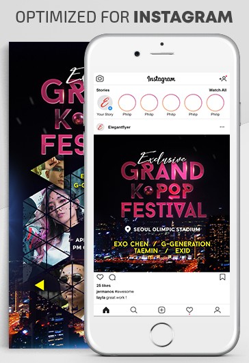 Grand K-Pop Festival Instagram